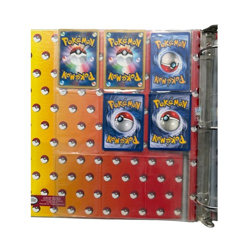 680 - ALBUM OF TCG POKEMON TRADE CARDS, 392 CARDS STORED IN AN ORIGINAL BINDER, SOME CARDS HAVE DUPLICATIO... 