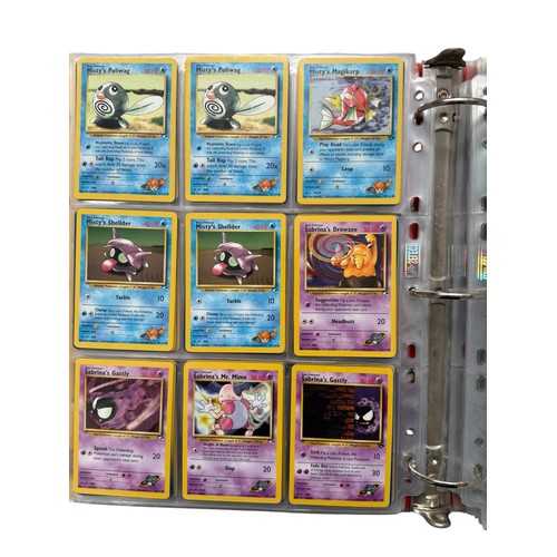 680 - ALBUM OF TCG POKEMON TRADE CARDS, 392 CARDS STORED IN AN ORIGINAL BINDER, SOME CARDS HAVE DUPLICATIO... 