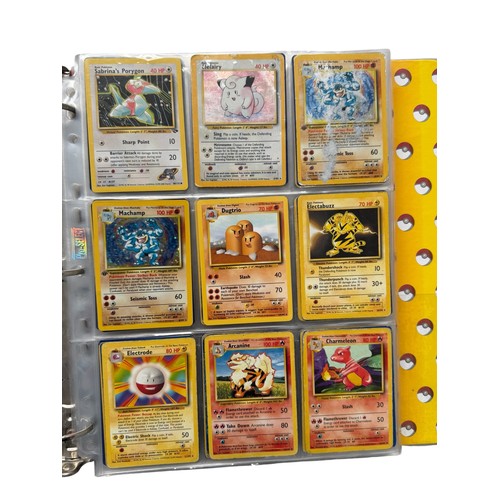 680 - ALBUM OF TCG POKEMON TRADE CARDS, 392 CARDS STORED IN AN ORIGINAL BINDER, SOME CARDS HAVE DUPLICATIO... 