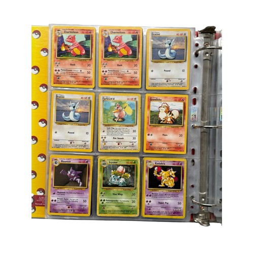 680 - ALBUM OF TCG POKEMON TRADE CARDS, 392 CARDS STORED IN AN ORIGINAL BINDER, SOME CARDS HAVE DUPLICATIO... 
