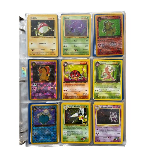 680 - ALBUM OF TCG POKEMON TRADE CARDS, 392 CARDS STORED IN AN ORIGINAL BINDER, SOME CARDS HAVE DUPLICATIO... 