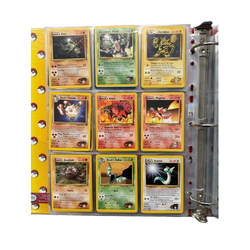 680 - ALBUM OF TCG POKEMON TRADE CARDS, 392 CARDS STORED IN AN ORIGINAL BINDER, SOME CARDS HAVE DUPLICATIO... 