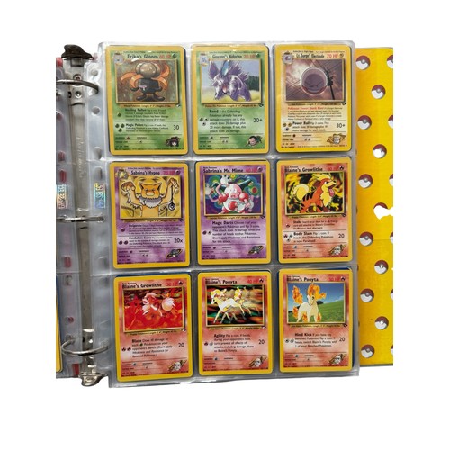 680 - ALBUM OF TCG POKEMON TRADE CARDS, 392 CARDS STORED IN AN ORIGINAL BINDER, SOME CARDS HAVE DUPLICATIO... 