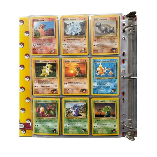 680 - ALBUM OF TCG POKEMON TRADE CARDS, 392 CARDS STORED IN AN ORIGINAL BINDER, SOME CARDS HAVE DUPLICATIO... 