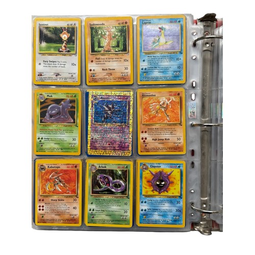 680 - ALBUM OF TCG POKEMON TRADE CARDS, 392 CARDS STORED IN AN ORIGINAL BINDER, SOME CARDS HAVE DUPLICATIO... 