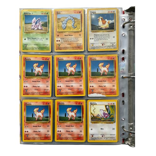 680 - ALBUM OF TCG POKEMON TRADE CARDS, 392 CARDS STORED IN AN ORIGINAL BINDER, SOME CARDS HAVE DUPLICATIO... 