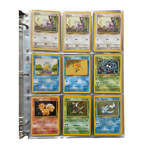 680 - ALBUM OF TCG POKEMON TRADE CARDS, 392 CARDS STORED IN AN ORIGINAL BINDER, SOME CARDS HAVE DUPLICATIO... 