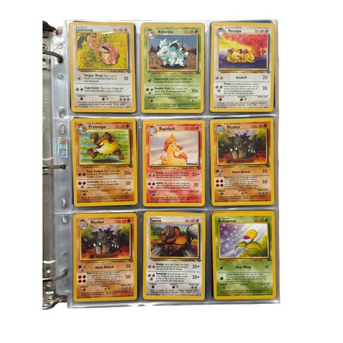 680 - ALBUM OF TCG POKEMON TRADE CARDS, 392 CARDS STORED IN AN ORIGINAL BINDER, SOME CARDS HAVE DUPLICATIO... 