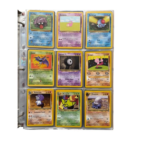 680 - ALBUM OF TCG POKEMON TRADE CARDS, 392 CARDS STORED IN AN ORIGINAL BINDER, SOME CARDS HAVE DUPLICATIO... 