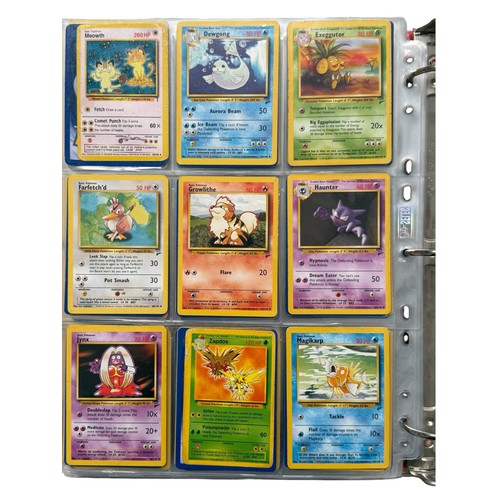 680 - ALBUM OF TCG POKEMON TRADE CARDS, 392 CARDS STORED IN AN ORIGINAL BINDER, SOME CARDS HAVE DUPLICATIO... 