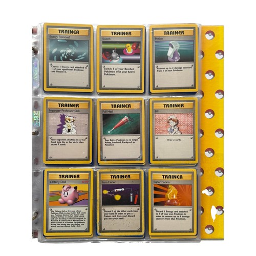 680 - ALBUM OF TCG POKEMON TRADE CARDS, 392 CARDS STORED IN AN ORIGINAL BINDER, SOME CARDS HAVE DUPLICATIO... 