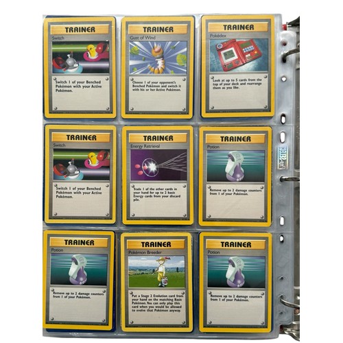 680 - ALBUM OF TCG POKEMON TRADE CARDS, 392 CARDS STORED IN AN ORIGINAL BINDER, SOME CARDS HAVE DUPLICATIO... 