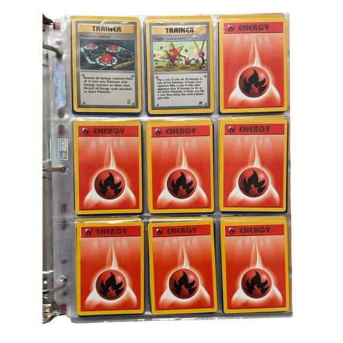 680 - ALBUM OF TCG POKEMON TRADE CARDS, 392 CARDS STORED IN AN ORIGINAL BINDER, SOME CARDS HAVE DUPLICATIO... 