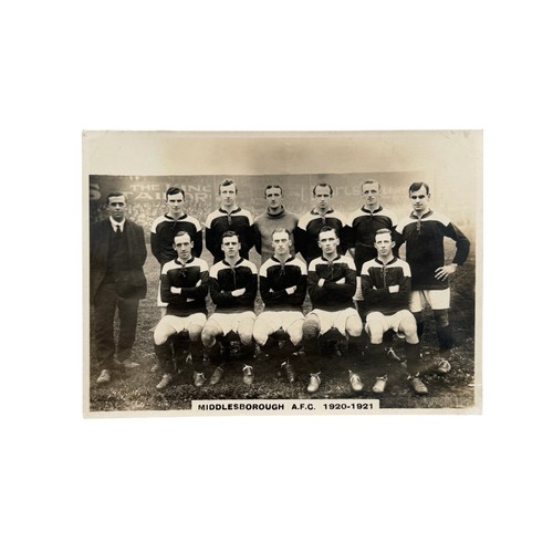 1920-21 MIDDLESBROUGH PINNACE (PREMIUM) CABINET CARD, PHILLIPS, EXTREMELY SCARCE.