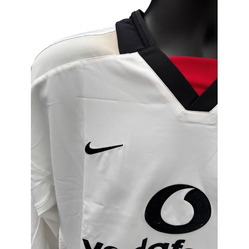47 - DAVID BECKHAM MANCHESTER UNITED 2003 WORTHINGTON CUP FINAL MATCH ISSUE FOOTBALL SHIRT, LONG SLEEVED ... 