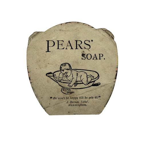 294 - J.BAINES FOOTBALL TRADE CARD, AMERICA, PEARS SOAP BACK.