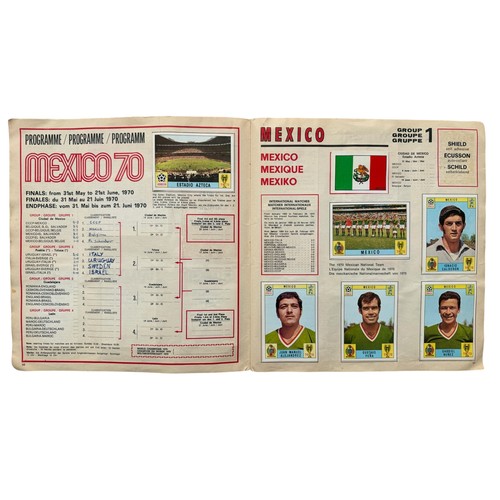 227 - 1970 MEXICO WORLD CUP PANINI STICKER ALBUM, A STUNNING EXAMPLE OF THE INAUGRAL WORLD CUP PANINI ALBU... 