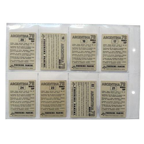 229 - 1978 ARGENTINA WORLD CUP PANINI STICKER FULL SET, COMPLETE SET OF 400 STICKERS, ALL APPEAR TO BE IN ... 