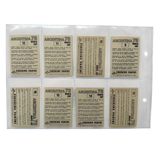 229 - 1978 ARGENTINA WORLD CUP PANINI STICKER FULL SET, COMPLETE SET OF 400 STICKERS, ALL APPEAR TO BE IN ... 