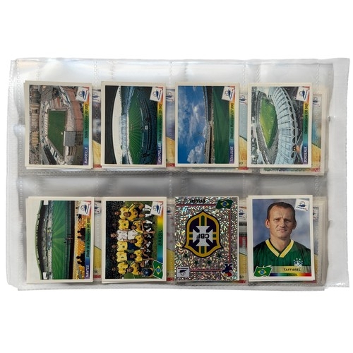 235 - 1998 FRANCE WORLD CUP PANINI STICKER SET, NEAR COMPLETE SET, ALL ITEMS APPEAR IN GOOD CONDITION, LAC... 
