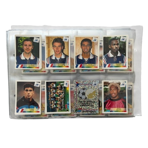 235 - 1998 FRANCE WORLD CUP PANINI STICKER SET, NEAR COMPLETE SET, ALL ITEMS APPEAR IN GOOD CONDITION, LAC... 