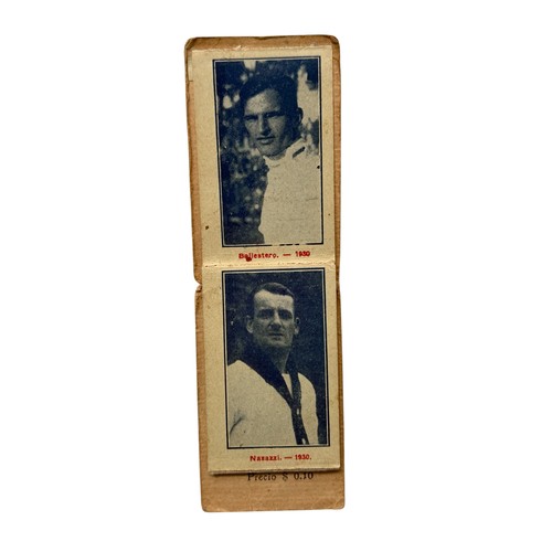 124 - 1930 WORLD CUP URUGUAY 'CASA X' CIGARETTE CARD BOOKLET, HIGHLY SCARCE MINIATURE BOOKLET FILLED WITH ... 