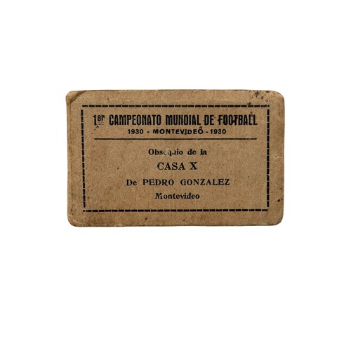 124 - 1930 WORLD CUP URUGUAY 'CASA X' CIGARETTE CARD BOOKLET, HIGHLY SCARCE MINIATURE BOOKLET FILLED WITH ... 