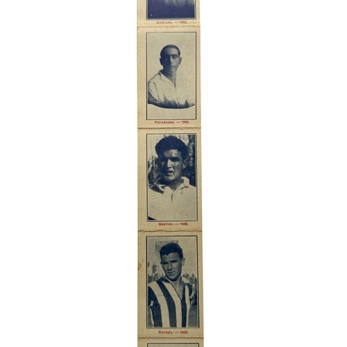 124 - 1930 WORLD CUP URUGUAY 'CASA X' CIGARETTE CARD BOOKLET, HIGHLY SCARCE MINIATURE BOOKLET FILLED WITH ... 