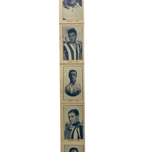 124 - 1930 WORLD CUP URUGUAY 'CASA X' CIGARETTE CARD BOOKLET, HIGHLY SCARCE MINIATURE BOOKLET FILLED WITH ... 