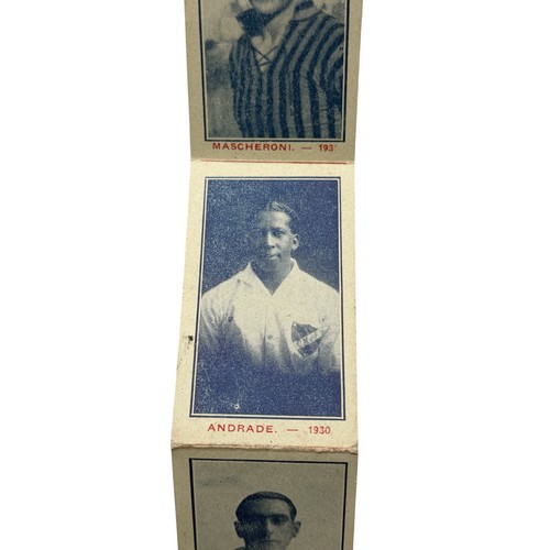 125 - 1930 WORLD CUP URUGUAY 'PEDRO HIRIART' CIGARETTE CARD BOOKLET, HIGHLY SCARCE MINIATURE BOOKLET FILLE... 