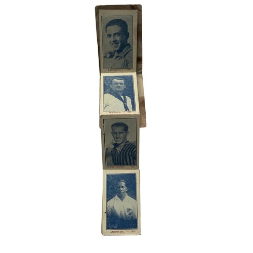 125 - 1930 WORLD CUP URUGUAY 'PEDRO HIRIART' CIGARETTE CARD BOOKLET, HIGHLY SCARCE MINIATURE BOOKLET FILLE... 