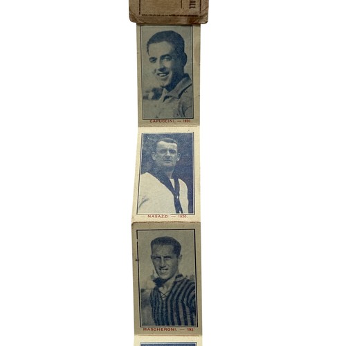 125 - 1930 WORLD CUP URUGUAY 'PEDRO HIRIART' CIGARETTE CARD BOOKLET, HIGHLY SCARCE MINIATURE BOOKLET FILLE... 