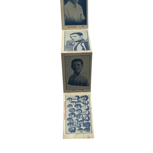 125 - 1930 WORLD CUP URUGUAY 'PEDRO HIRIART' CIGARETTE CARD BOOKLET, HIGHLY SCARCE MINIATURE BOOKLET FILLE... 