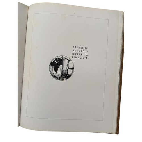 130 - 1934 WORLD CUP 'COPPA DEL MONDO' OFFICIAL REPORT, AN EXTREMELY SCARCE OFFICIAL HARDBACK TOURNAMENT R... 