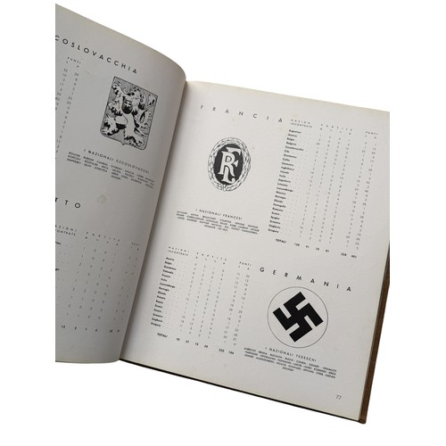 130 - 1934 WORLD CUP 'COPPA DEL MONDO' OFFICIAL REPORT, AN EXTREMELY SCARCE OFFICIAL HARDBACK TOURNAMENT R... 