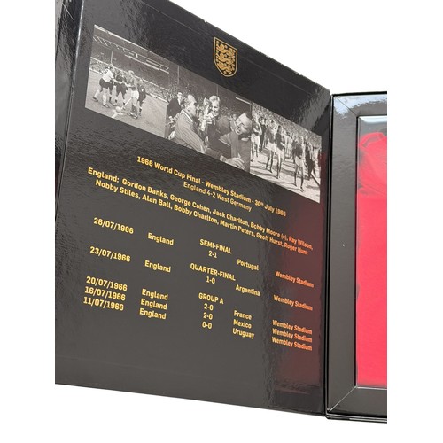 41 - 1966 WORLD CUP 50th ANNIVERSARY BOBBY MOORE SIGNATORY SHIRT, UNOPENED IN ORIGINAL BOX, BY SCORE DRAW... 