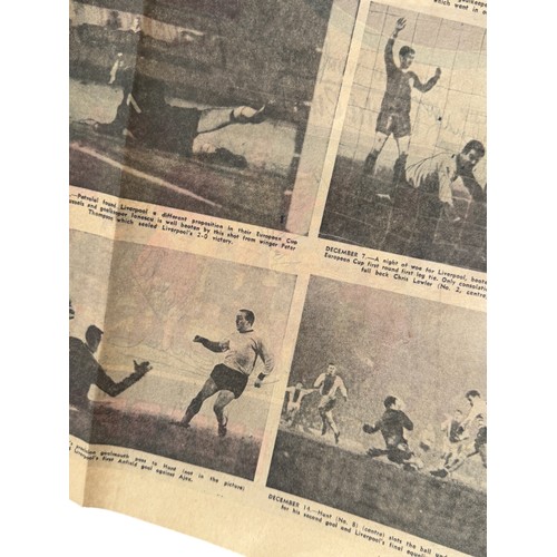 3 - 1966 WORLD CUP WINNERS AUTOGRAPHED NEWSPAPER, LIVERPOOL ECHO DATED 31/12/1966, A STUNNING EXAMPLE WI... 