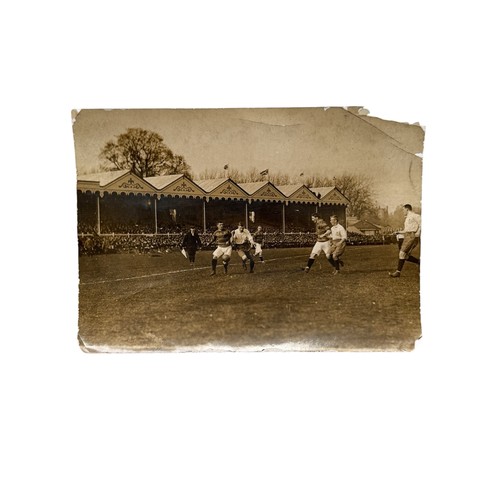 354 - c.1890s ENGLAND VERSUS SCOTLAND FOOTBALL PHOTOGRAPH, DEPICTING AN EARLY INTERNATIONAL FIXTURE, DIFFI... 