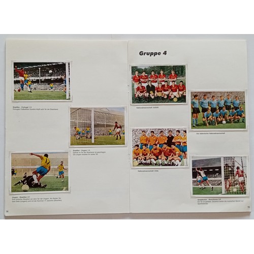 82 - 1966 WORLD CUP 'KUNOLD' AUTOGRAPHED TRADE CARD ALBUM, OVER 50 AUTOGRAPHS ON ORIGINAL 1966 TRADE CARD... 