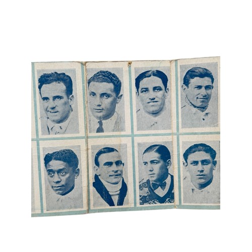 127 - 1930 WORLD CUP URUGUAY ALBUM, RARE URUGUAYAN ALBUM, COMPLETE WITH 22 PRINTED PLAYER PORTRAITS (BELIE... 