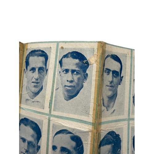 127 - 1930 WORLD CUP URUGUAY ALBUM, RARE URUGUAYAN ALBUM, COMPLETE WITH 22 PRINTED PLAYER PORTRAITS (BELIE... 