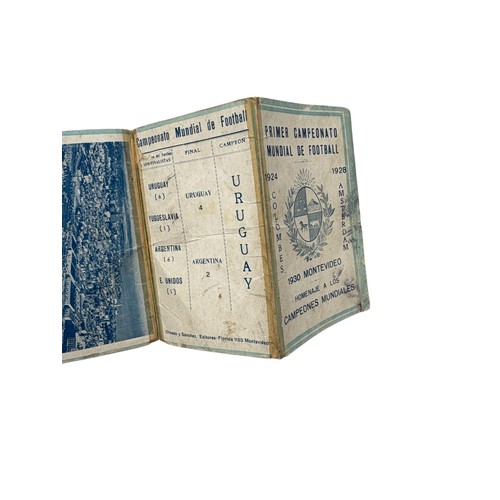 127 - 1930 WORLD CUP URUGUAY ALBUM, RARE URUGUAYAN ALBUM, COMPLETE WITH 22 PRINTED PLAYER PORTRAITS (BELIE... 