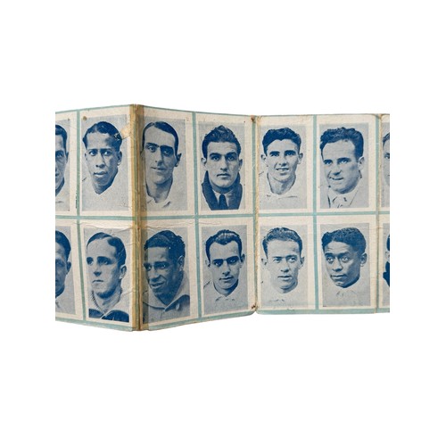 127 - 1930 WORLD CUP URUGUAY ALBUM, RARE URUGUAYAN ALBUM, COMPLETE WITH 22 PRINTED PLAYER PORTRAITS (BELIE... 