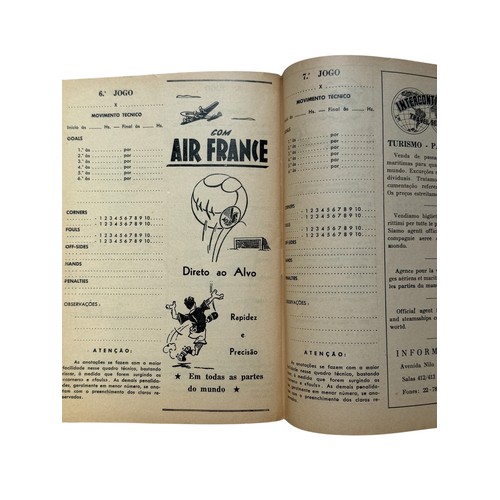 133 - 1950 BRAZIL WORLD CUP FOOTBALL PROGRAMME, ENGLAND VERSUS SPAIN, 2/7/1950, AN SUPER RARE PROGRAMME, S... 