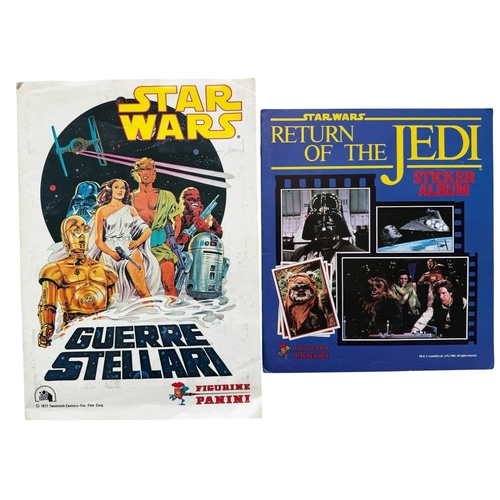 5001 - COLLECTION OF STAR WARS PANINI STICKER ALBUMS, RETURN OF THE JEDI (COMPLETE WITH ALL STICKERS, NO WR... 