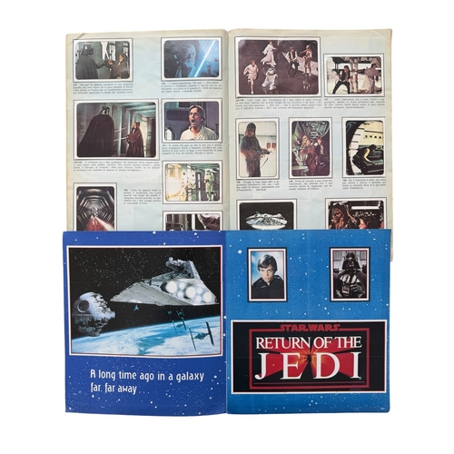 5001 - COLLECTION OF STAR WARS PANINI STICKER ALBUMS, RETURN OF THE JEDI (COMPLETE WITH ALL STICKERS, NO WR... 