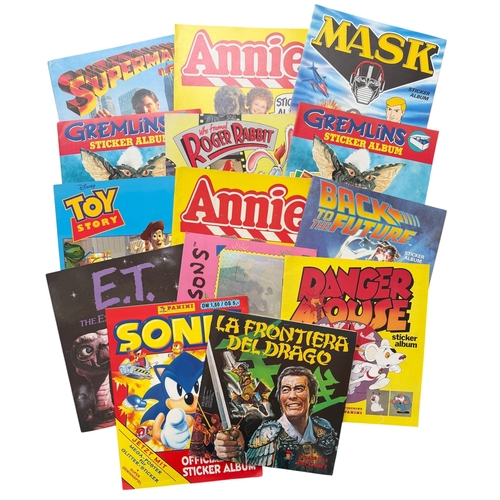 5002 - COLLECTION OF PANINI STICKER ALBUMS, SUPERMAN IL FILM (EMPTY), GREMLINS (COMPLETE) & AN IDENTICAL CO... 