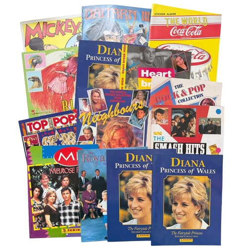 5005 - COLLECTION OF PANINI STICKER ALBUMS, WALT DISNEY MICKEY STORY (COMPLETE), DAITARN III EMPTY ALBUM WI... 
