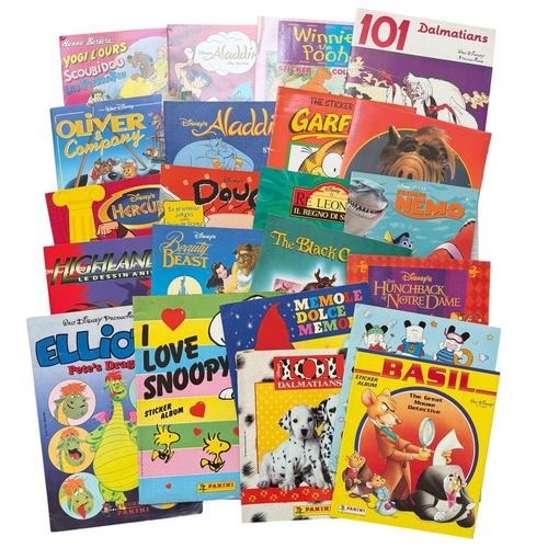 5006 - COLLECTION OF PANINI STICKER ALBUMS, YOGI BEAR/ FLINTSTONES/ SCOOBY DOO (COMPLETE), WINNIE THE POOH ... 