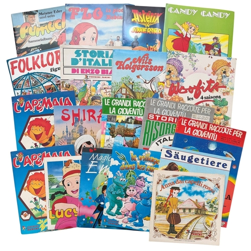 5009 - COLLECTION OF PANINI STICKER ALBUMS, PUMUCKL (COMPLETE), FLO LA PICCOLA ROBINSON (COMPLETE),ASTERIX ... 
